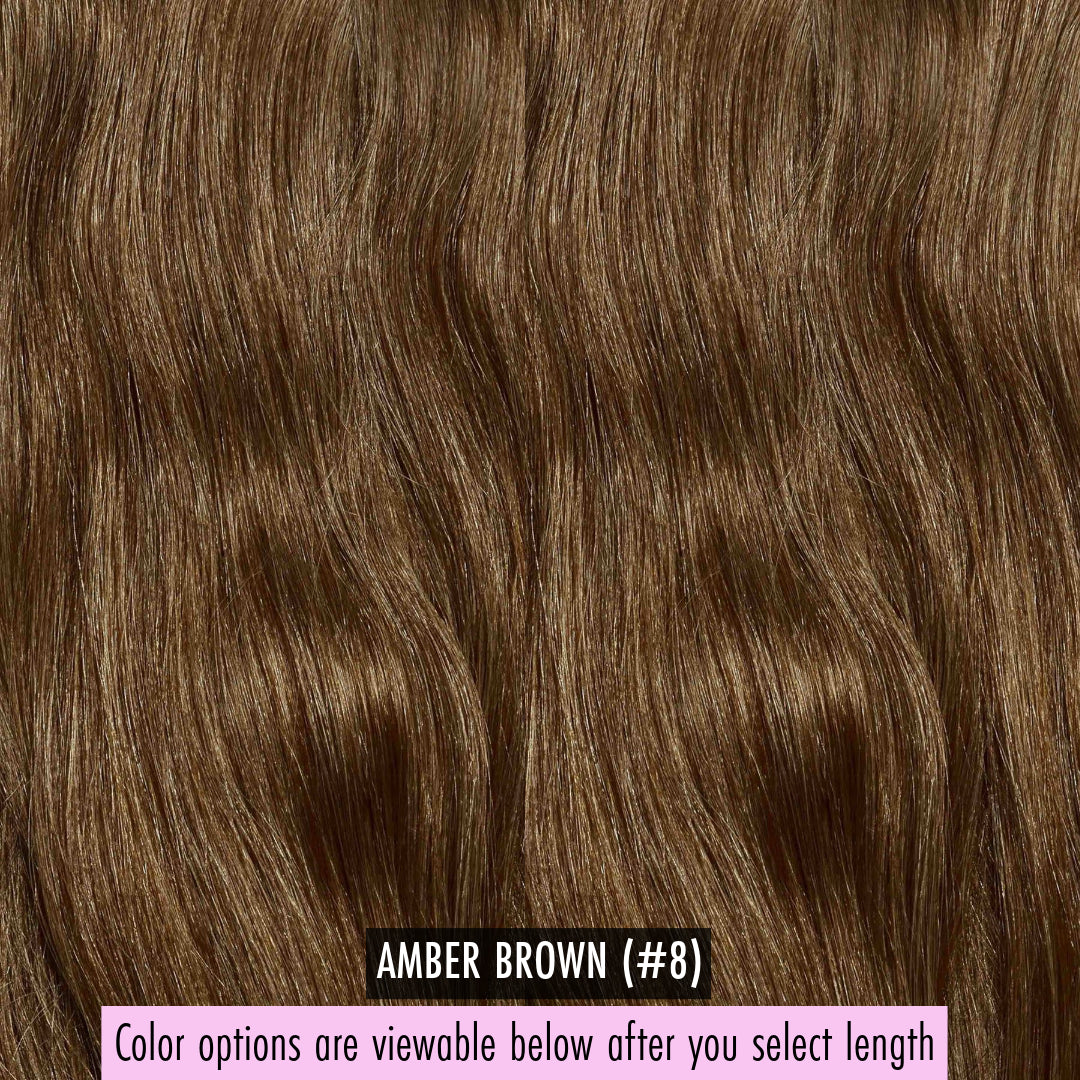 Emily (Silky Straight) -  InVisiRoot® Clip-ins (AKA TrueRoot™ Clip-ins)