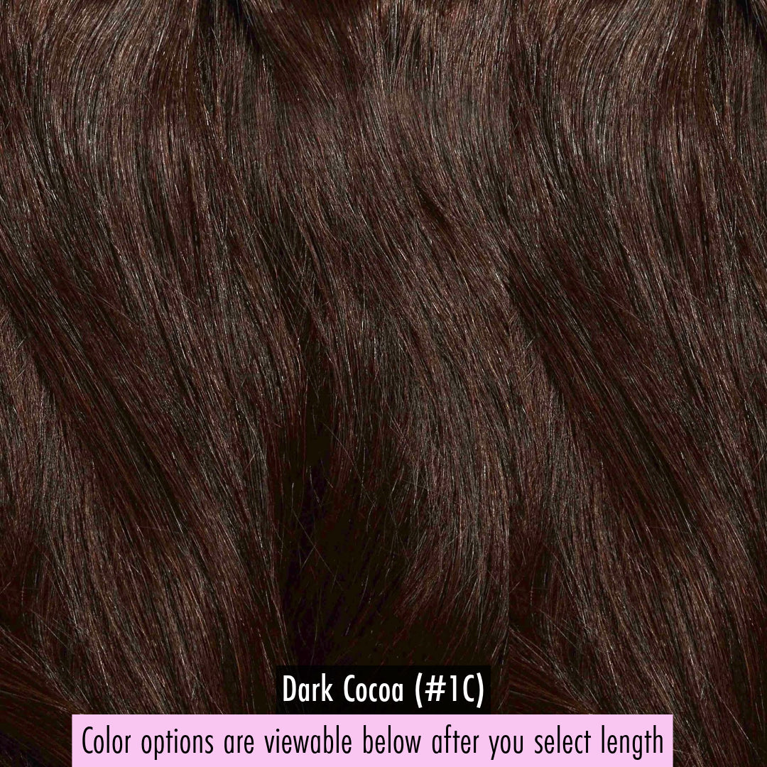 Emily (Silky Straight) -  InVisiRoot® Clip-ins (AKA TrueRoot™ Clip-ins)