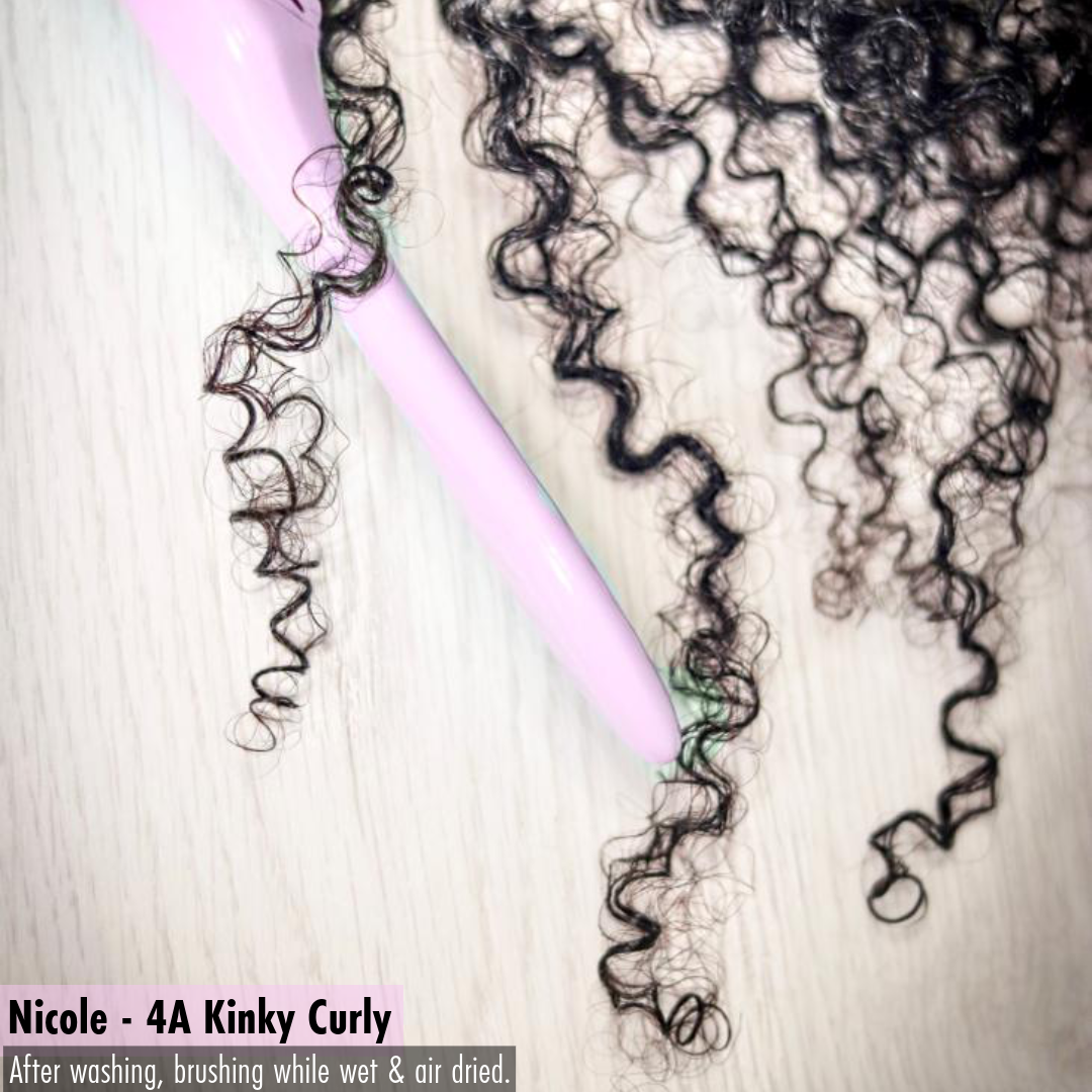 Nicole Burmese 4A Kinky Curly -  InVisiRoot® Clip-ins (AKA TrueRoot™ Clip-ins)