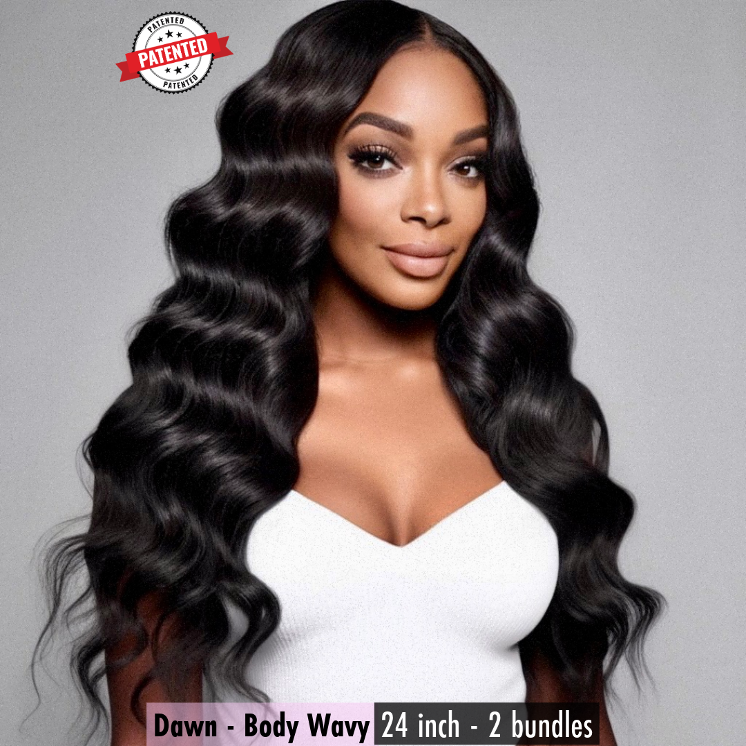 Dawn - Cambodian Body Wavy - InVisiRoot® Clip-in