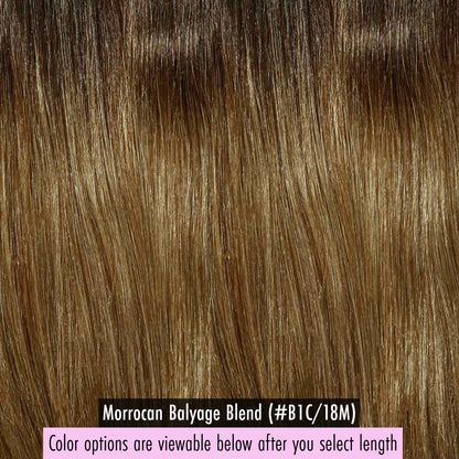 Emily (Silky Straight) -  InVisiRoot® Clip-ins (AKA TrueRoot™ Clip-ins)