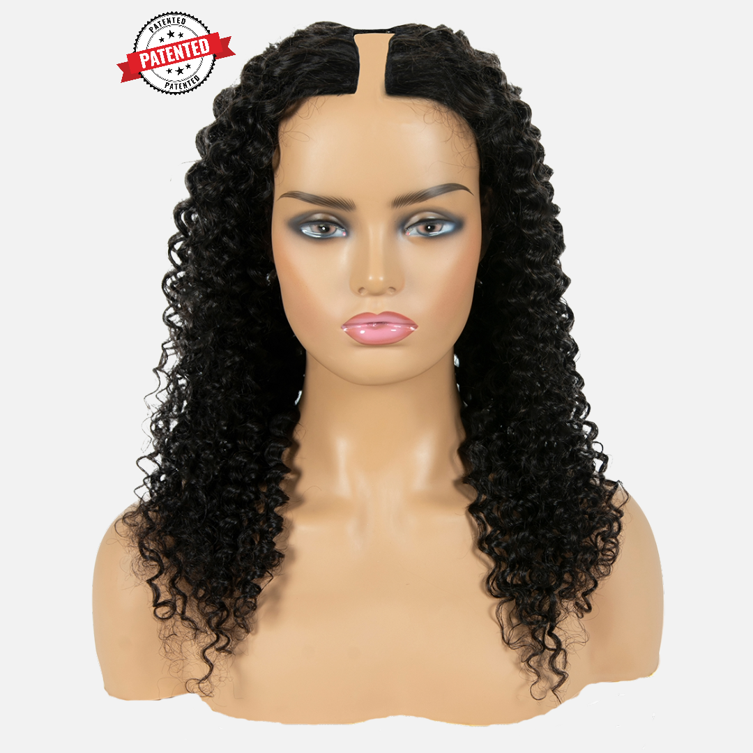 Nia -  Virgin Burmese Hair - 10 Minute Sew-in™️ U Part Wig & Optional InVisiRoot® Closure