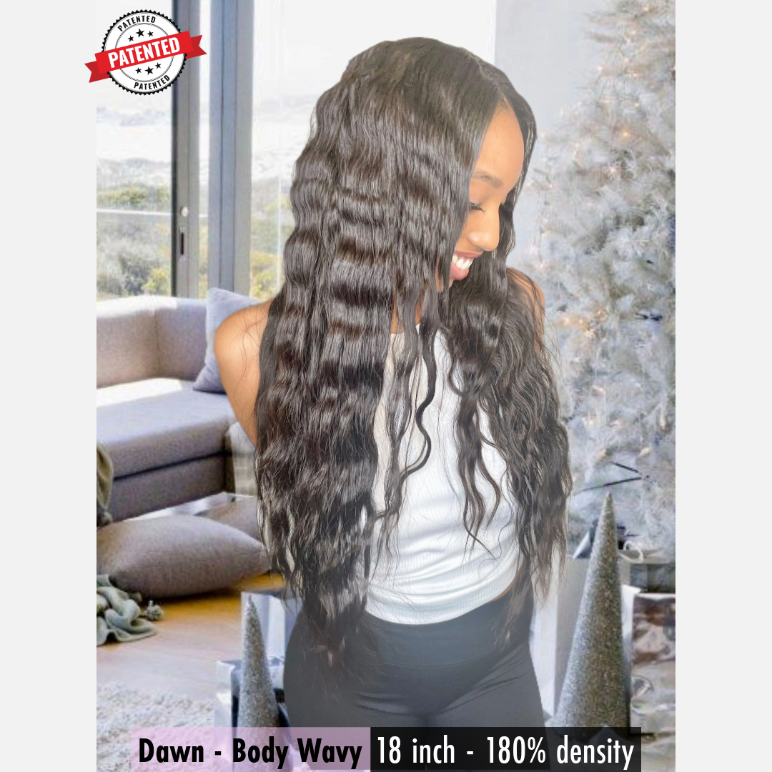 Dawn - Body Wavy - Virgin Cambodian Hair - InVisiRoot® Thin-Part™️Wig