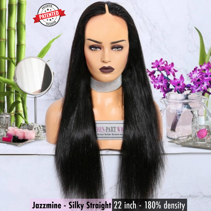 Jazzmine - Virgin Cambodian Hair - Silky Straight - InVisiRoot® Thin-Part™️Wig