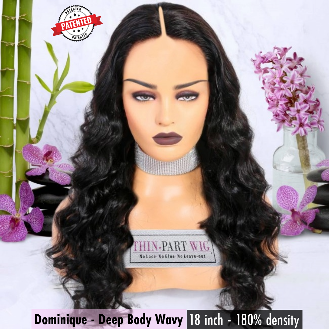 Dominique - Virgin Cambodian Hair - InVisiRoot® Thin-Part™️Wig