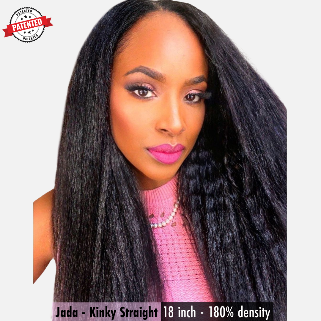 Jada - Virgin Cambodian Hair - Kinky Straight - InVisiRoot® Thin-Part™️Wig