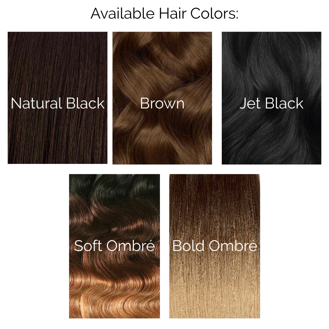 Jada Cambodian Kinky Straight -  InVisiRoot® Clip-ins (AKA TrueRoot™ Clip-ins)