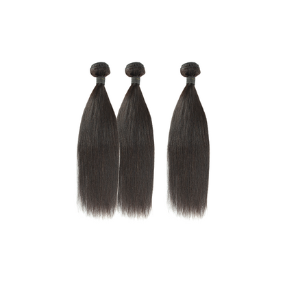 3 Weft Bundle: Jazzmine Cambodian Silky Straight - Traditional Weft Bundles