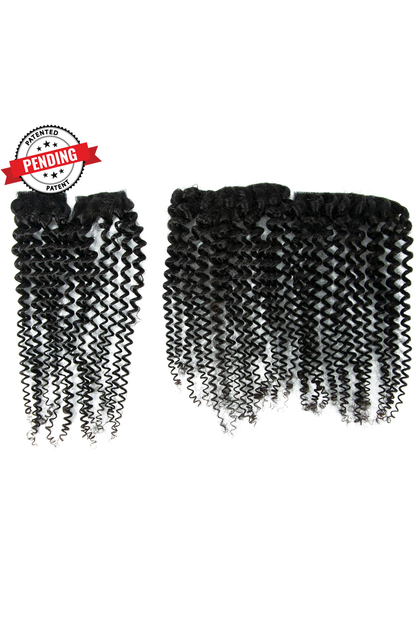 Nicole Burmese 4a Kinky Curly - InVisiRoot® Closure Pieces